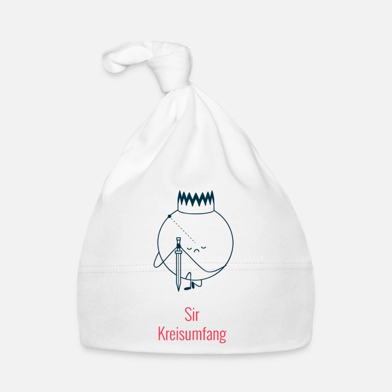 Sir Circle Circumference - Geometry Humor Organic Baby Cap