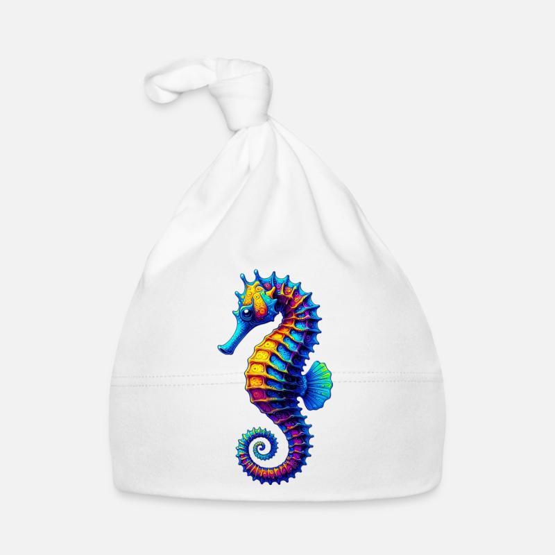 Seepferdchen Baby Bio-Mütze