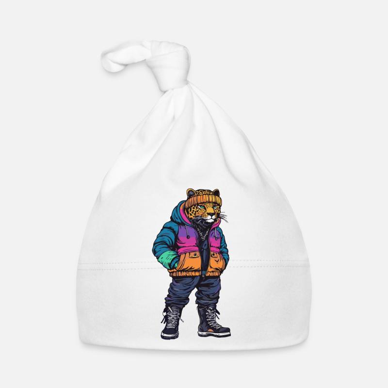 Léopard Mode Hiver Bonnet bio Bébé