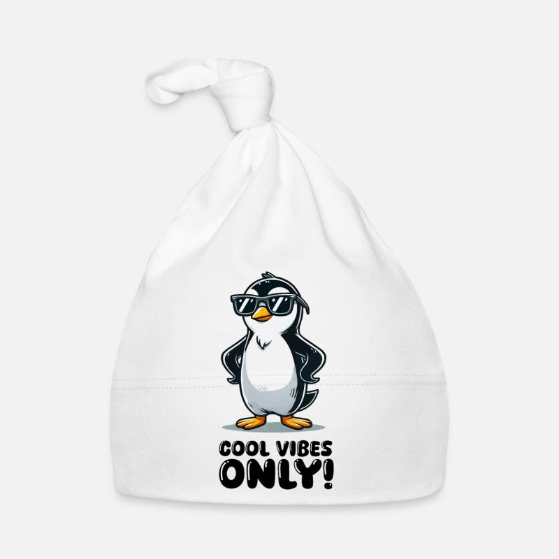 pinguin comic cool Baby Bio-Mütze