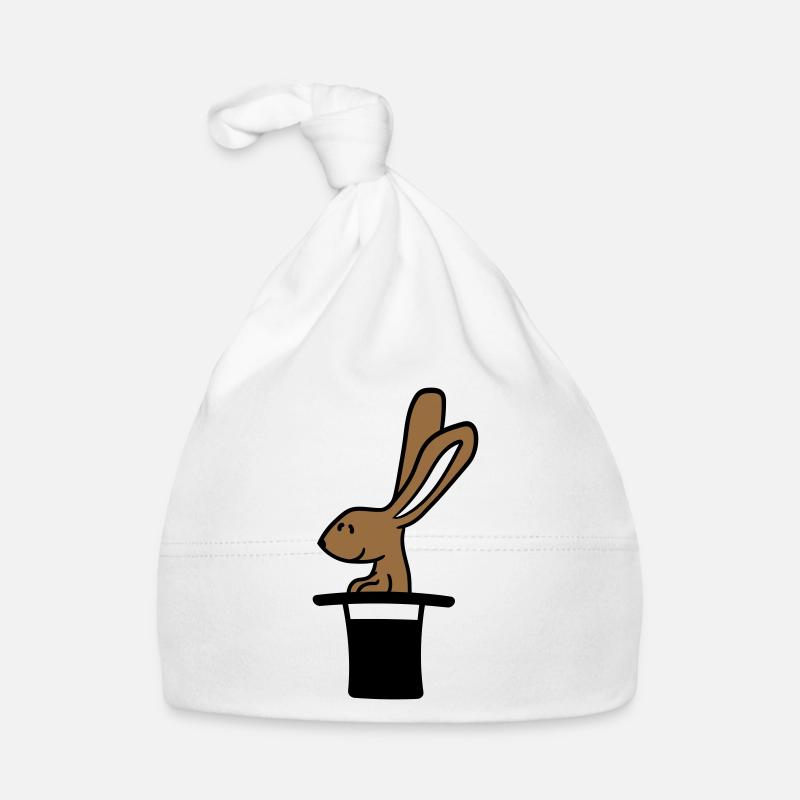 Lapin Chapeau Haut de forme Sorcier Lapin Sorcier Mignon Bonnet bio Bébé