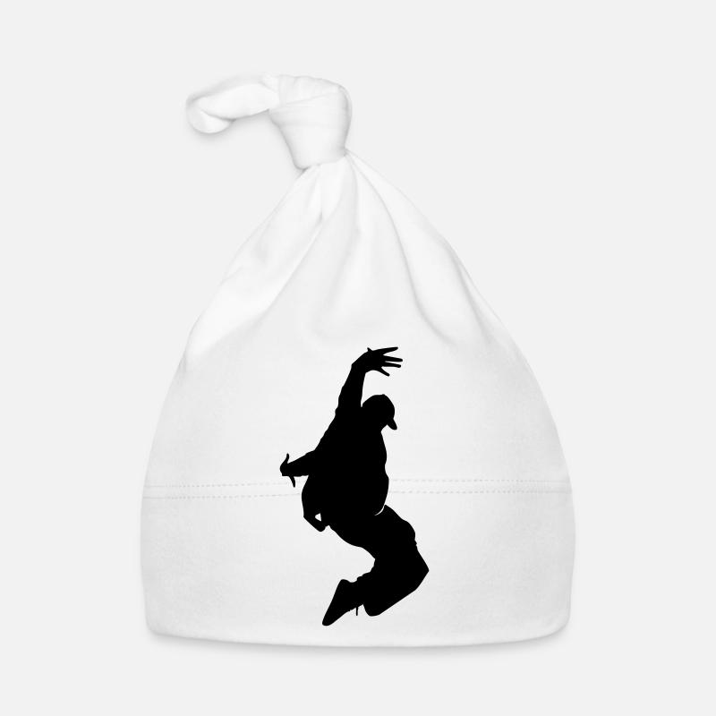 B-Boy Silhouette – Breakdance Freeze Baby Bio-Mütze