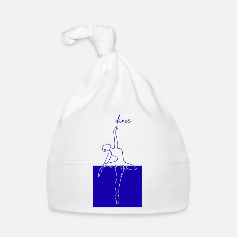 Blue Line Ballet Danse de forme minimale Bonnet bio Bébé