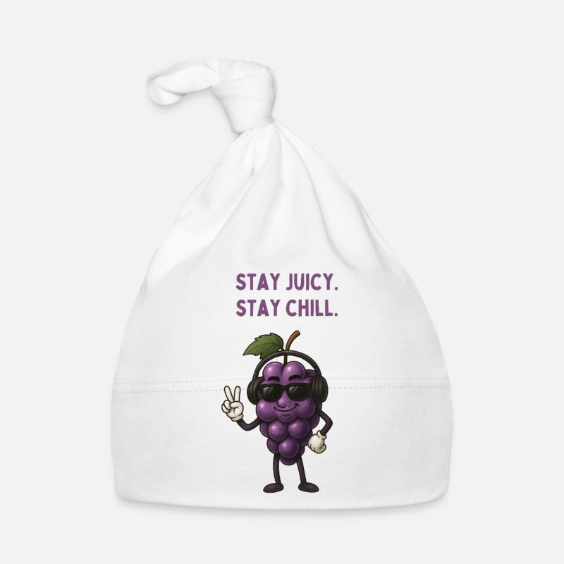 Juicy Grape Chill Mode Organic Baby Cap