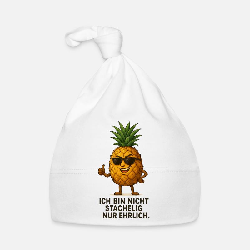 Ananas mit Stil und Ehrlichkeit Baby Bio-Mütze