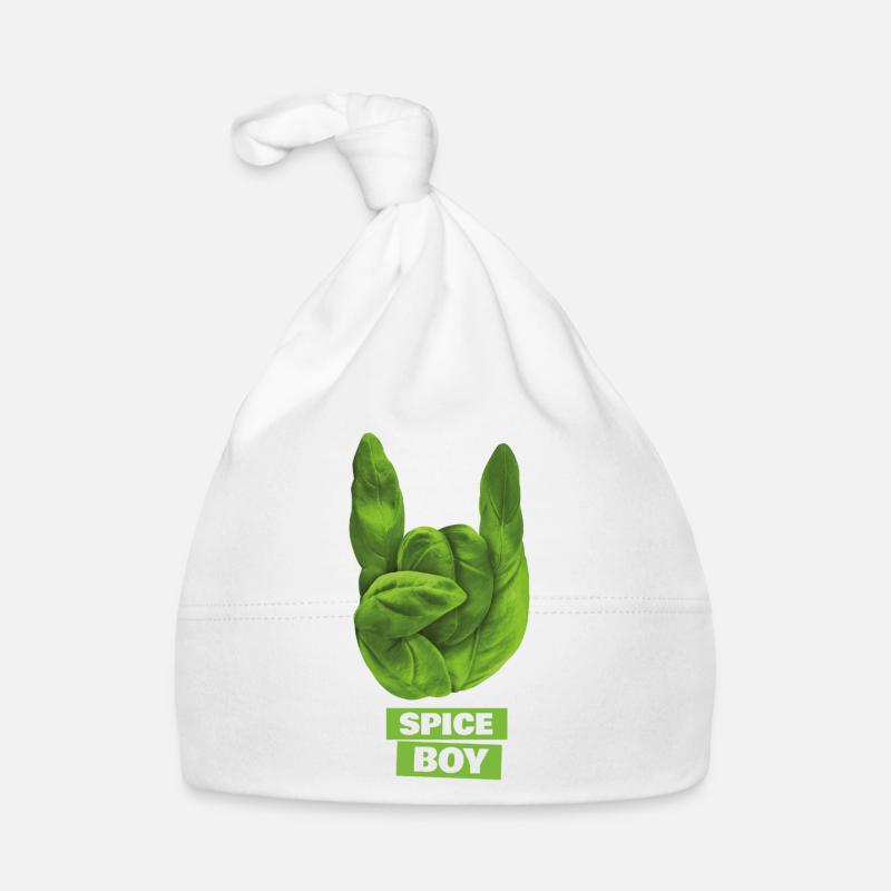 Spiceboy - Basilikum - Devil Horns - Rock ’n’ Roll Baby Bio-Mütze