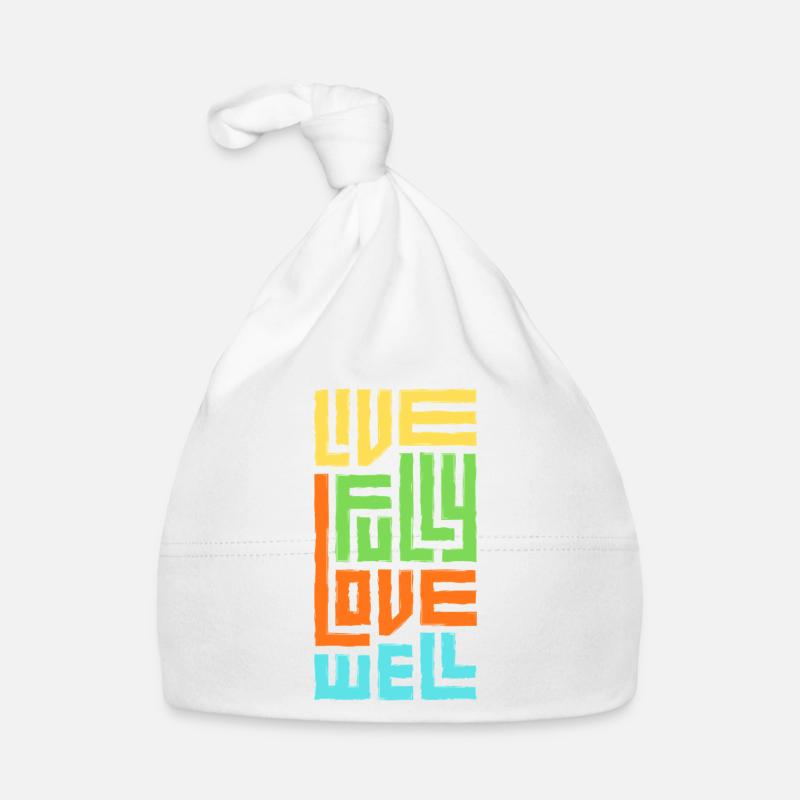 Lebe voll, liebe gut Baby Bio-Mütze