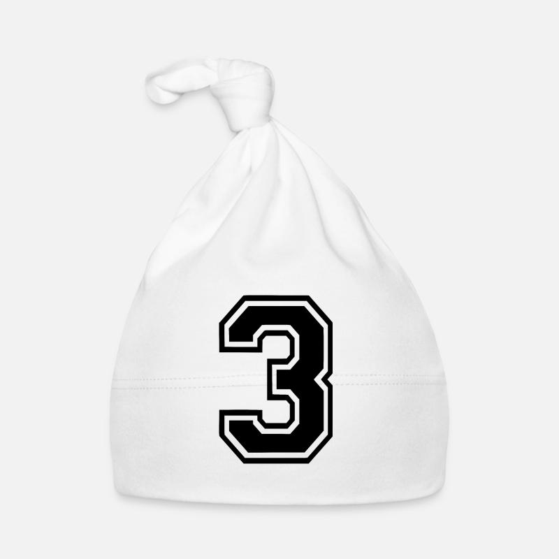 3 - Baby Bio-Mütze - Weiß