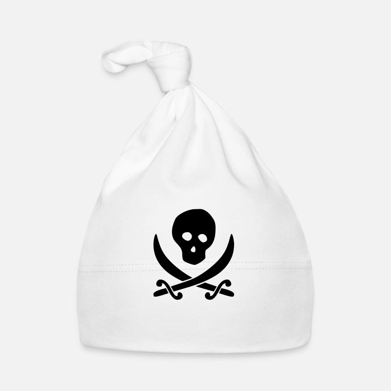 Pirate - Skull Organic Baby Cap