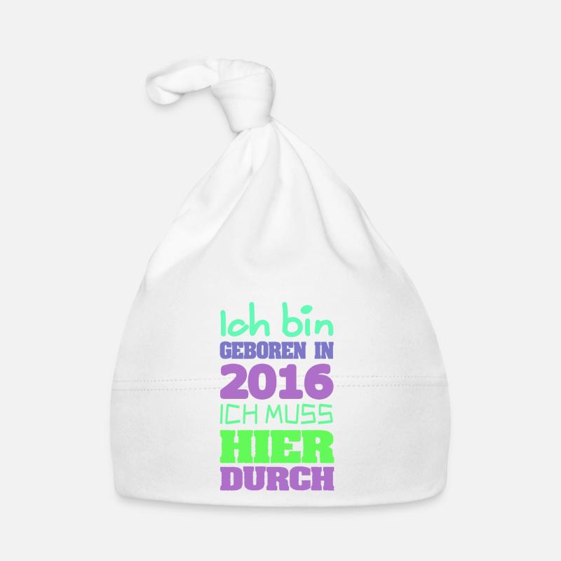 geboren 2016 Baby Bio-Mütze
