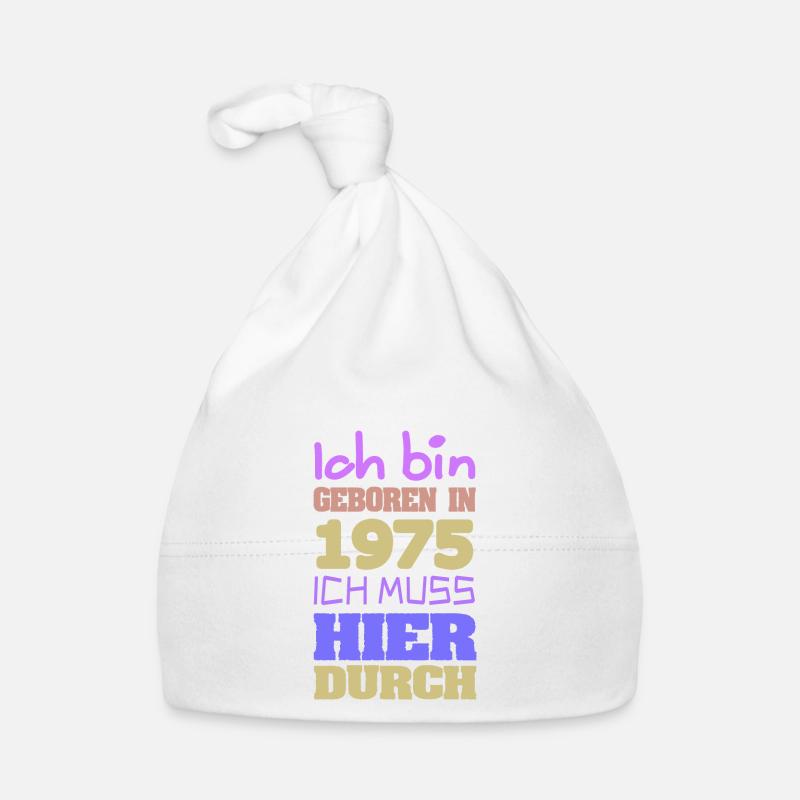 Bin 1975 Baby Bio-Mütze