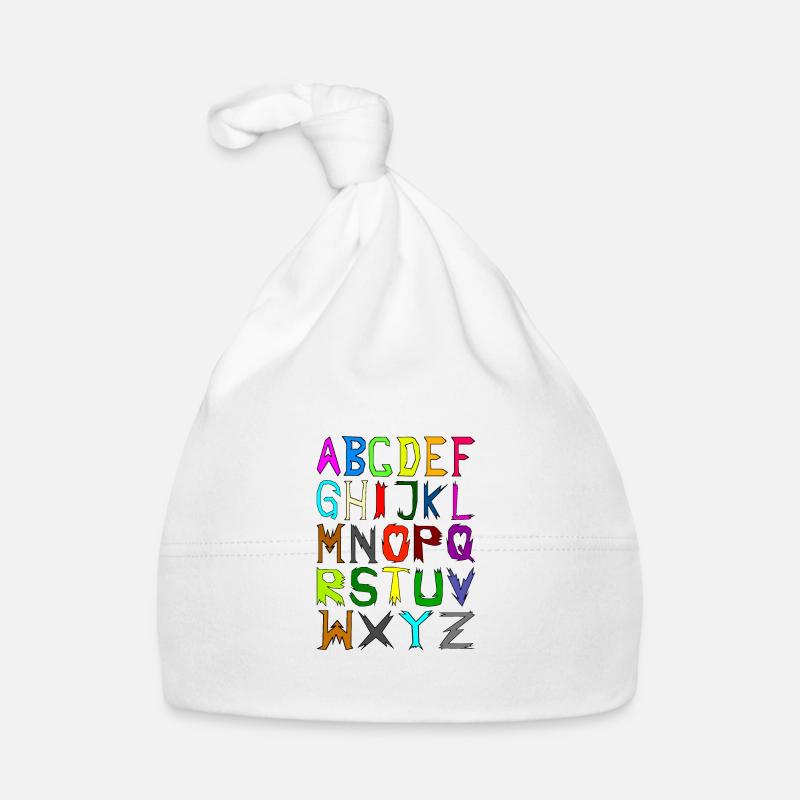 Le drôle ABC - Alphabet de A à Z - Retour à l’école Bonnet bio Bébé