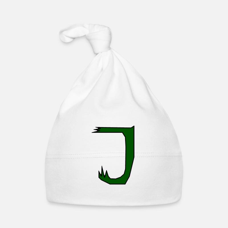 J - Juste une lettre ! - par YoshiArt Bonnet bio Bébé