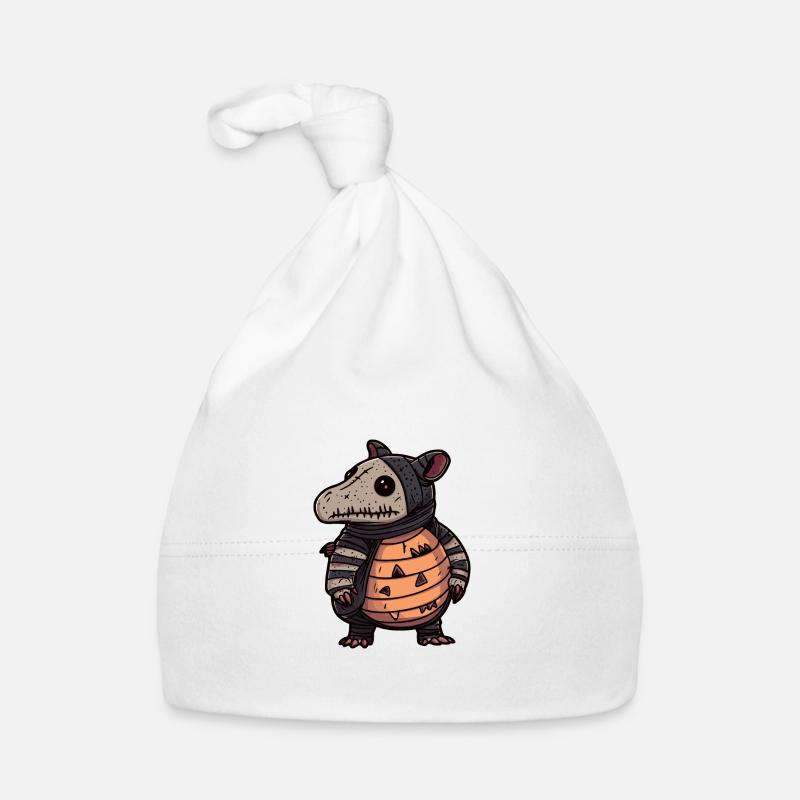 Armadillo Halloween Funny Zombie Organic Baby Cap