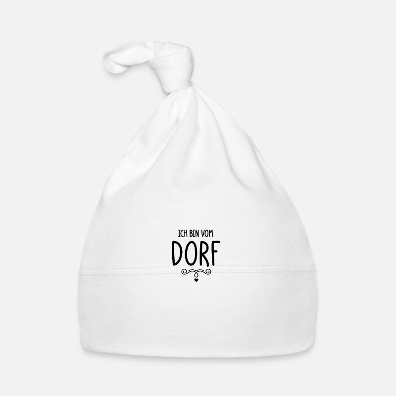 Ich bin vom Dorf Baby Bio-Mütze
