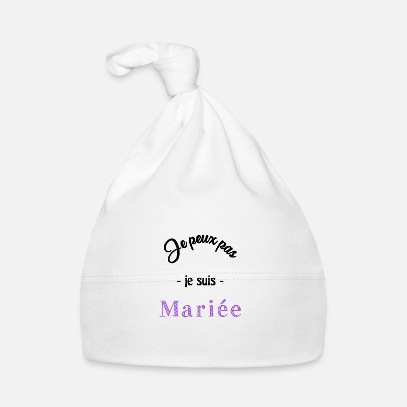 MARIEE. EVJF Bonnet bio Bébé