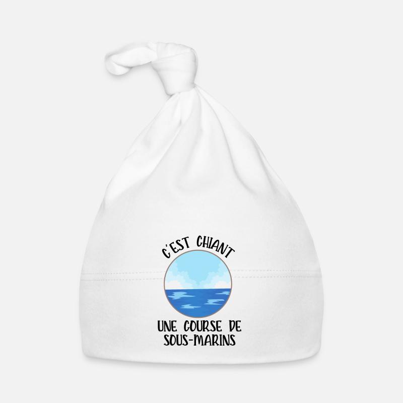 course de sous-marins Bonnet bio Bébé