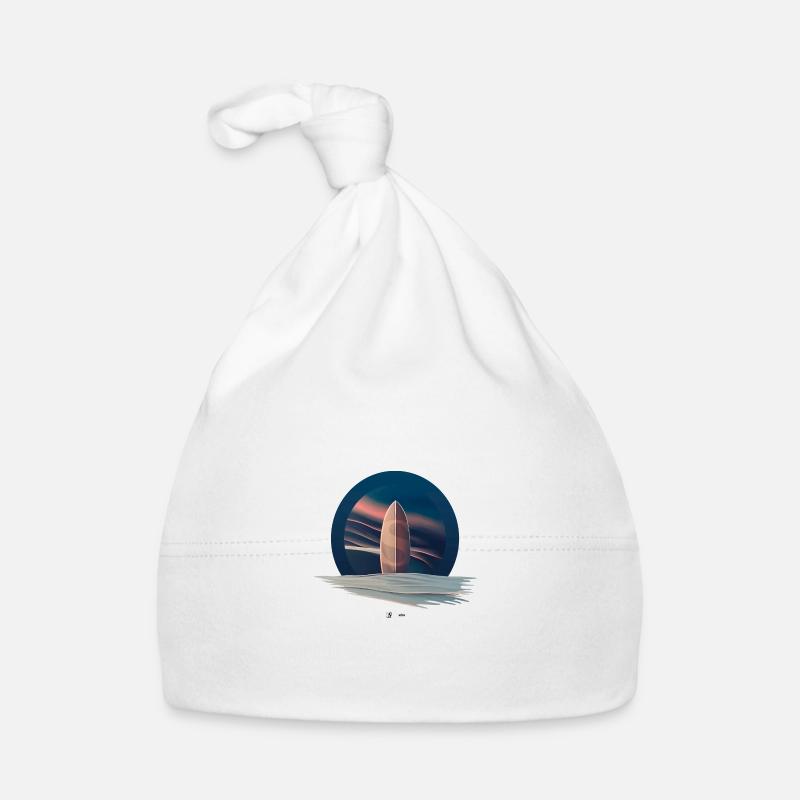 Surfbrett S Baby Bio-Mütze