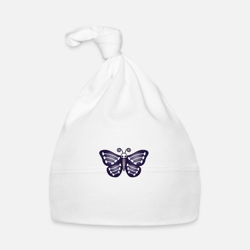 Squelette de papillon Bonnet bio Bébé