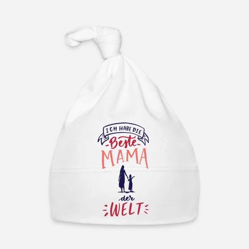 Ich habe die beste Mama der Welt Baby Bio-Mütze