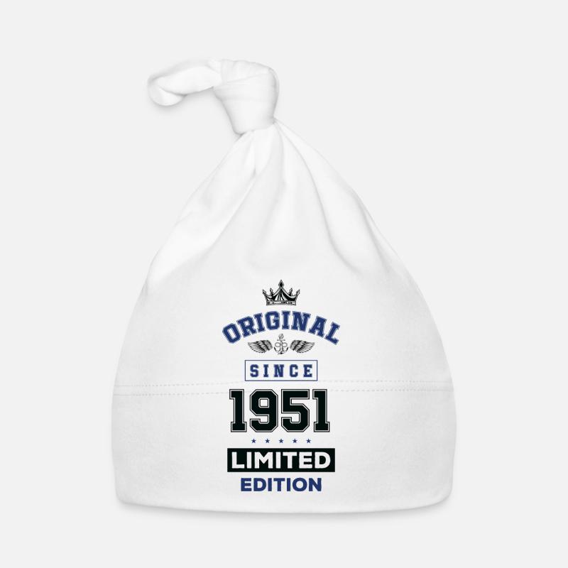 1951 limited edition birthday Organic Baby Cap