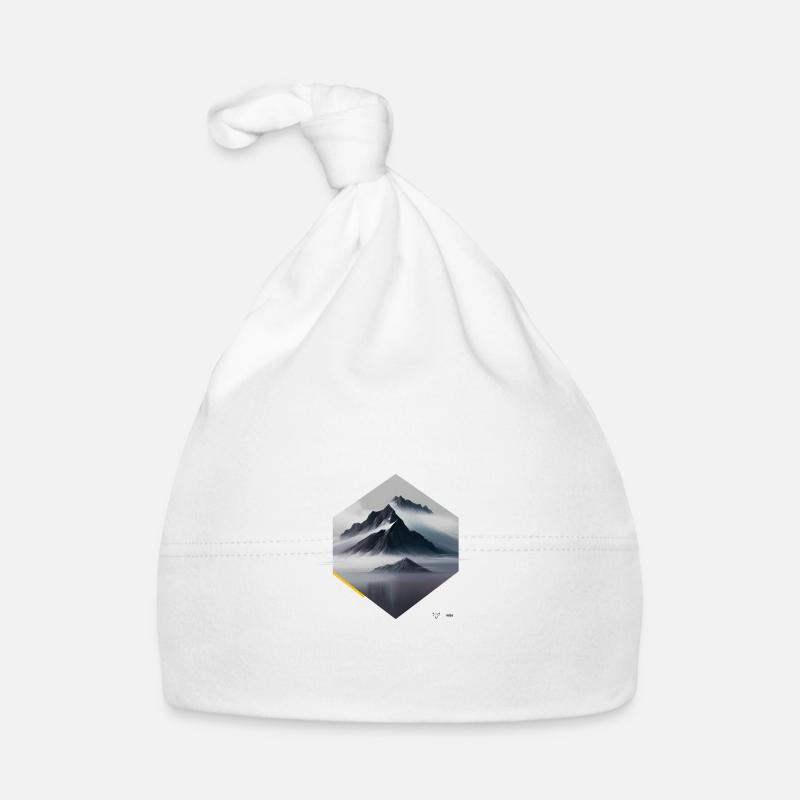 Grauer Berg Baby Bio-Mütze