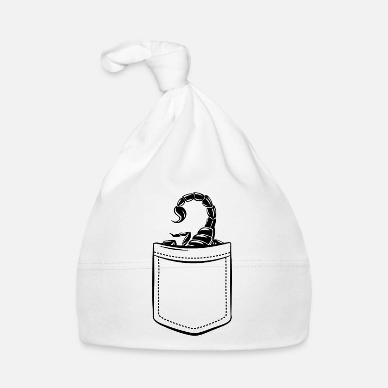 Mon Scorpion dans la poche - Poche poitrine Bonnet bio Bébé