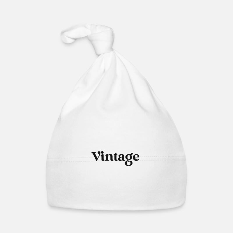 Vintage stlye ou conception de polices Bonnet bio Bébé