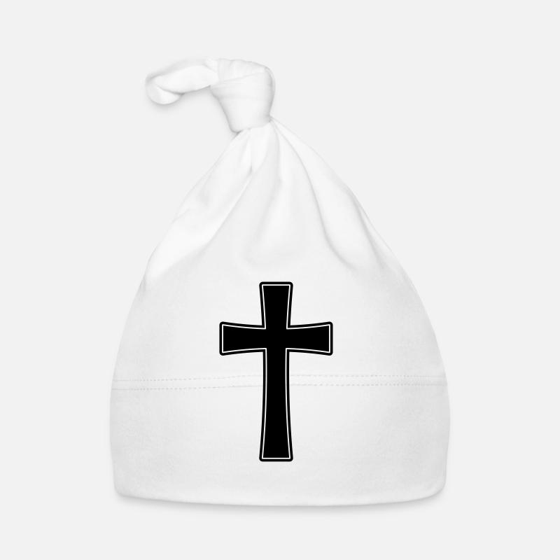 Croix de religion chrétienne Bonnet bio Bébé