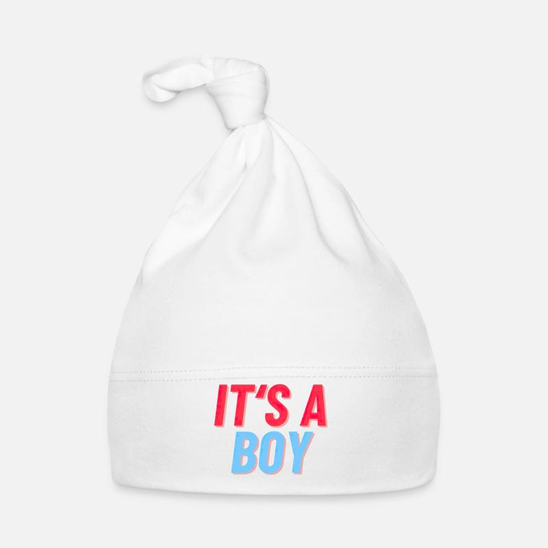 C’est un garçon - C’est un garçon - Révélation de naissance Bonnet bio Bébé