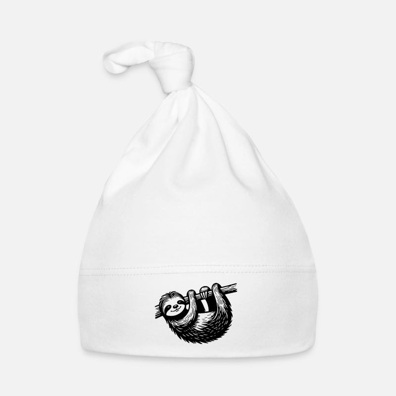 The Relaxed Sloth Organic Baby Cap