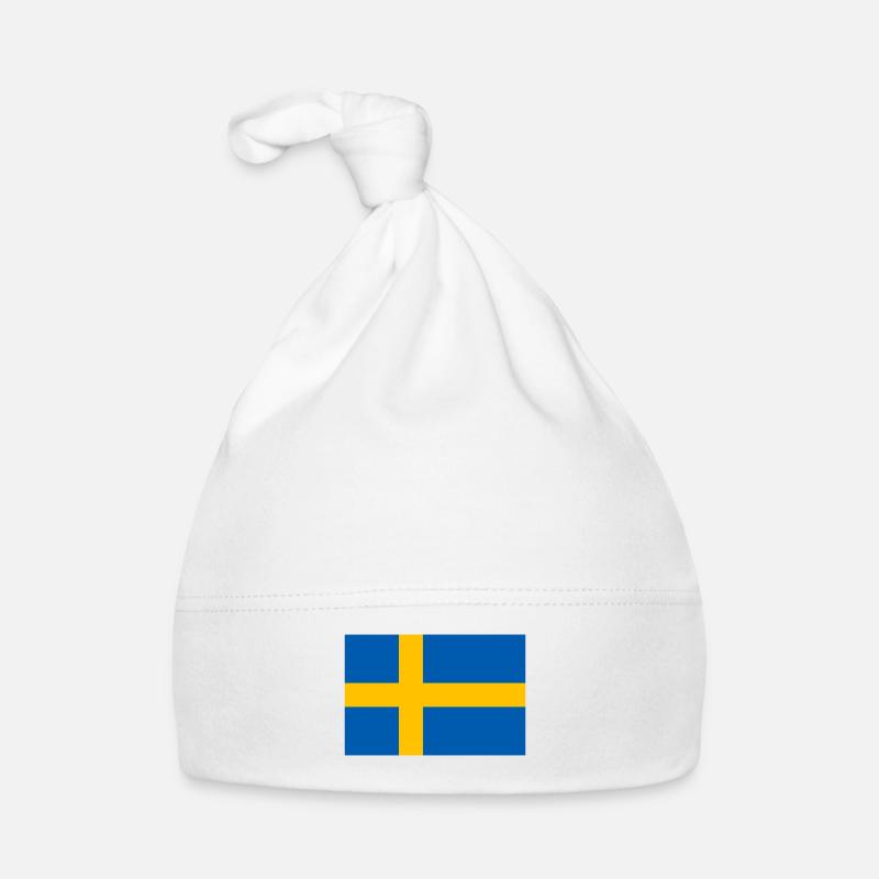 Sweden Flag Flag Swedish Organic Baby Cap