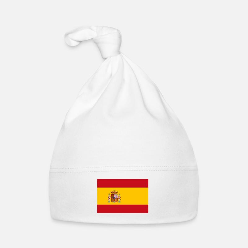 Espagne Drapeau espagnol Drapeau Madrid EM Bonnet bio Bébé