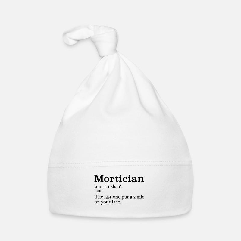 Mortician Definition Mortuary Science Student Organic Baby Cap
