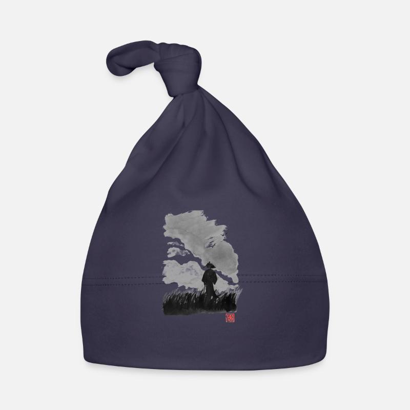 walking samurai Organic Baby Cap