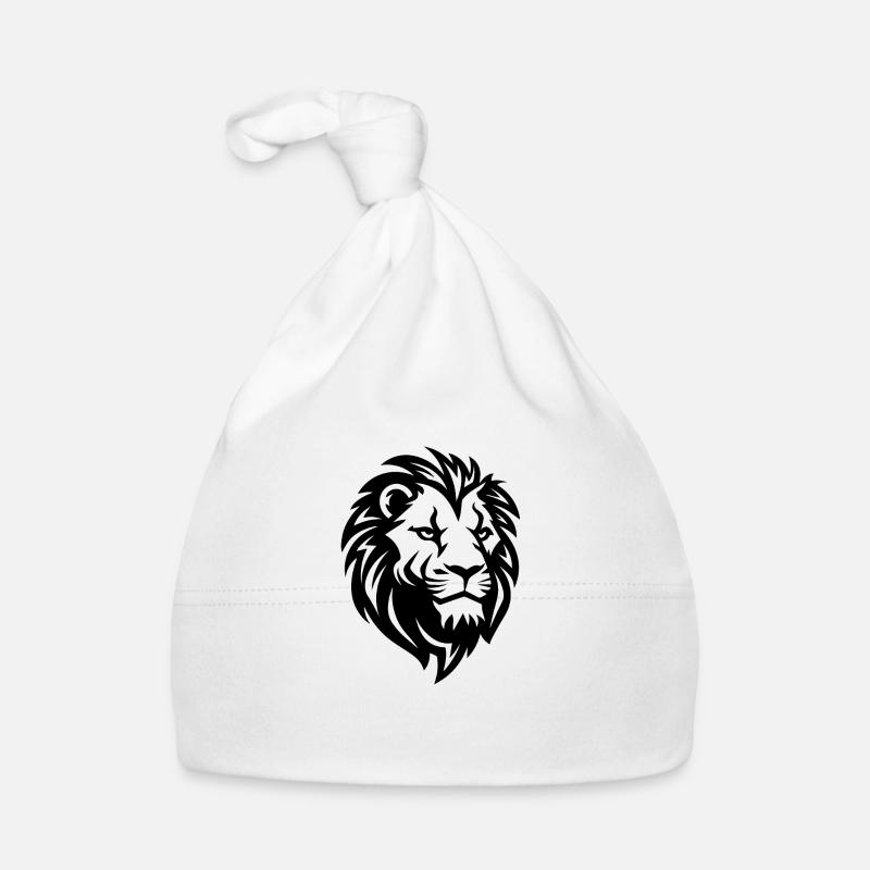 Löwe Löwenkopf Raubtier Baby Bio-Mütze