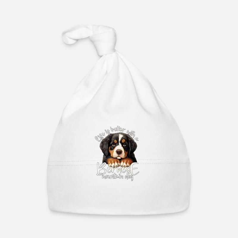 Berner Sennenhund Baby Bio-Mütze