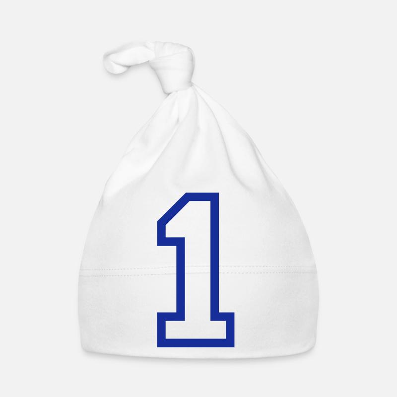 THE NUMBER 1-ONE - Bonnet bio Bébé - blanc