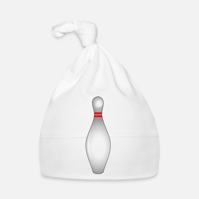 Bowling Pin Babyhue af økologisk bomuld