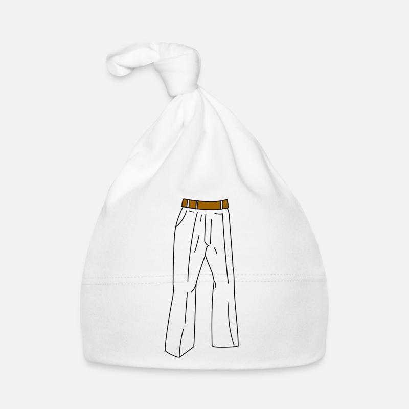 White pants Organic Baby Cap