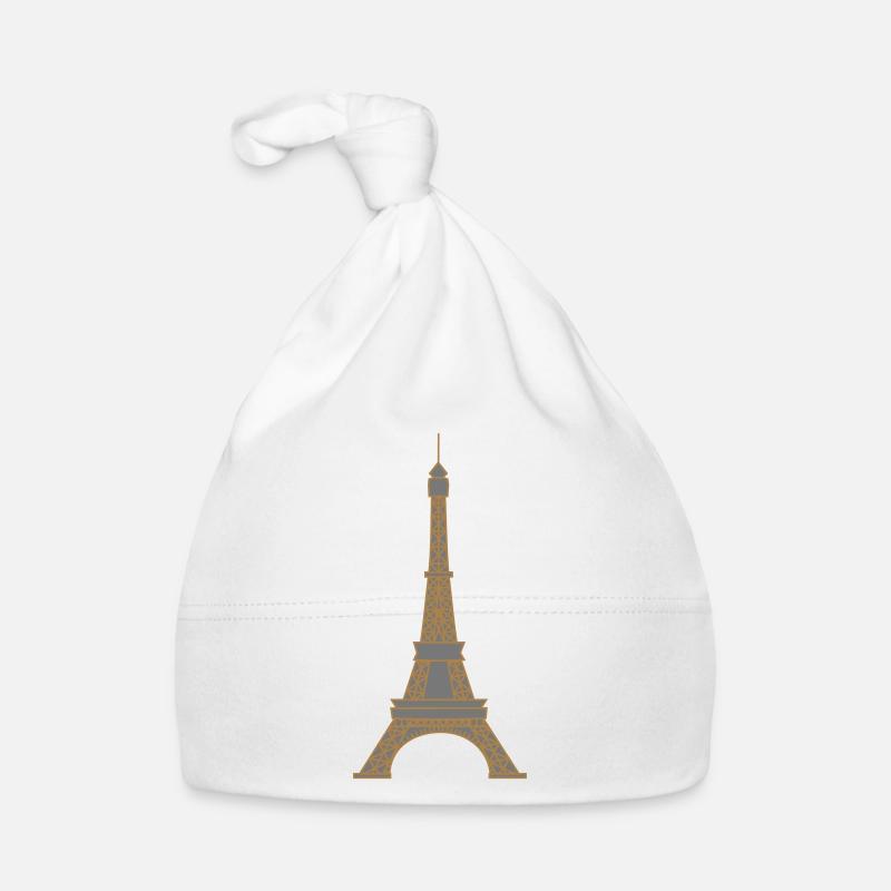 Eiffelturm Baby Bio-Mütze
