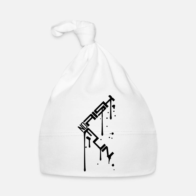 drop spray graffiti cool pas de risque pas de plaisir à dire Bonnet bio Bébé