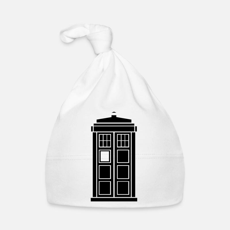 TARDIS - Bonnet bio Bébé - blanc