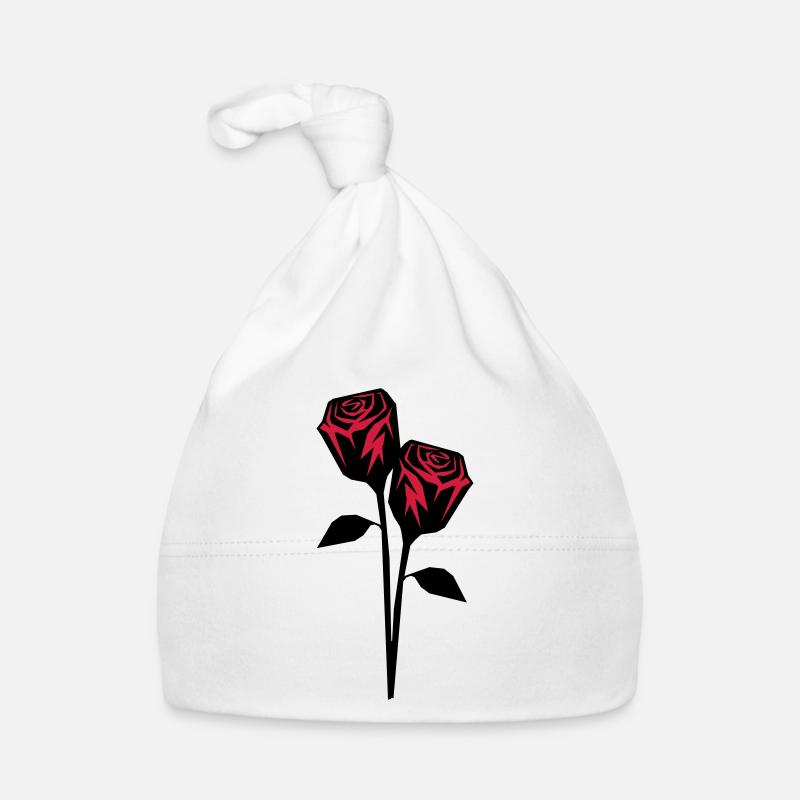 roses design Baby Bio-Mütze