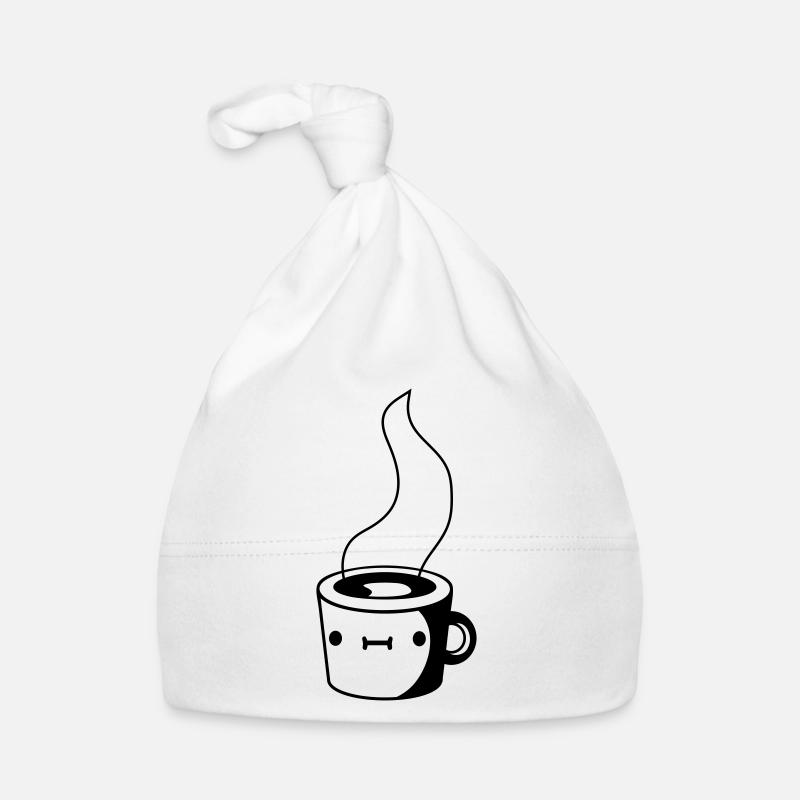 Cute coffee cup Organic Baby Cap