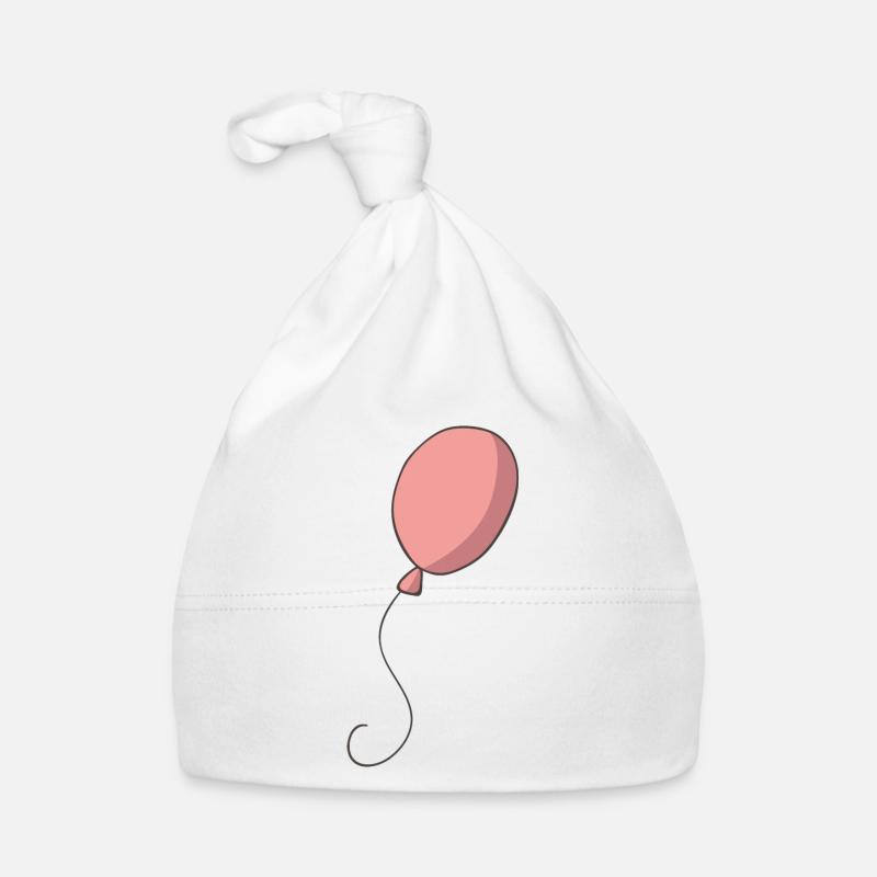 rosa Luftballon Baby Bio-Mütze