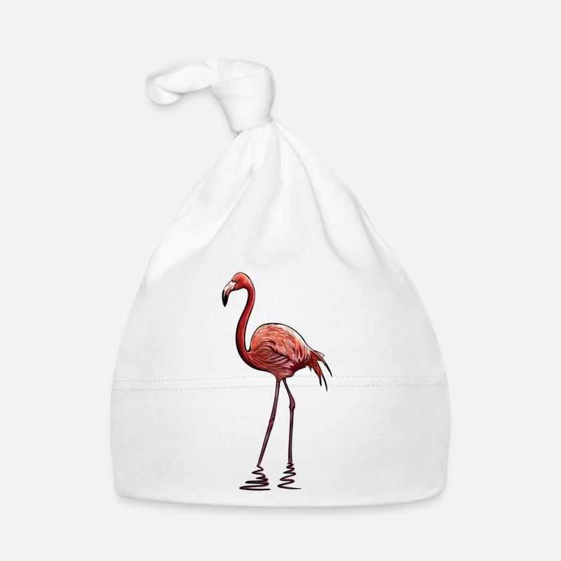 Flamingo Baby Bio-Mütze