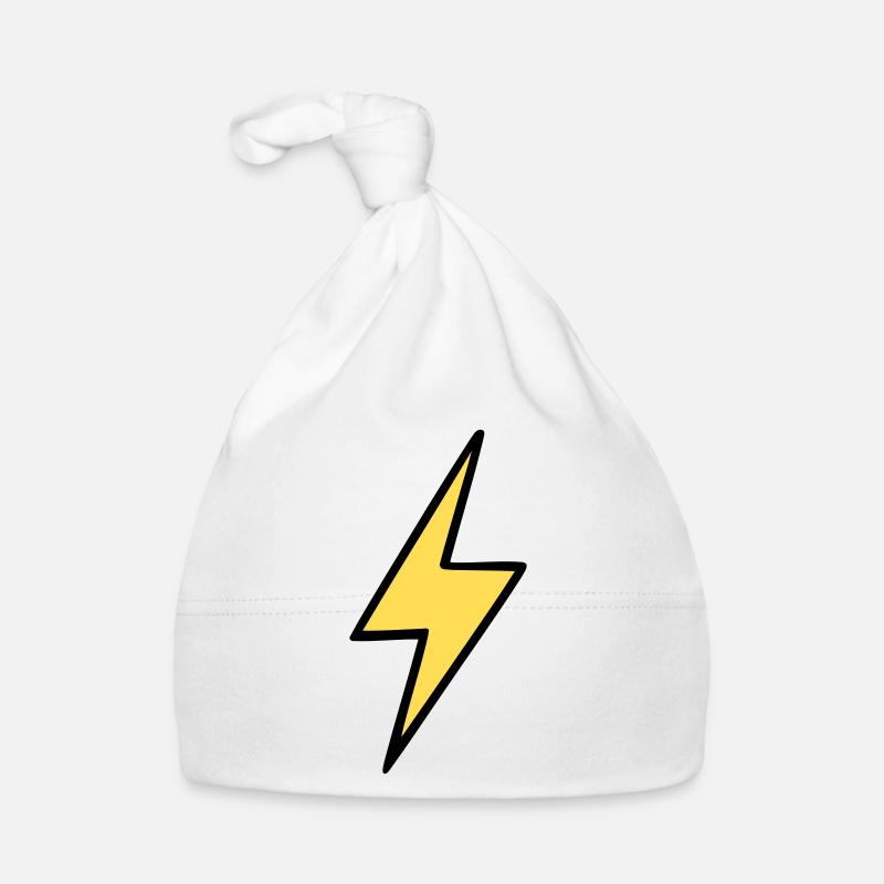 Emoji Flash Sketch Couleur Bonnet bio Bébé