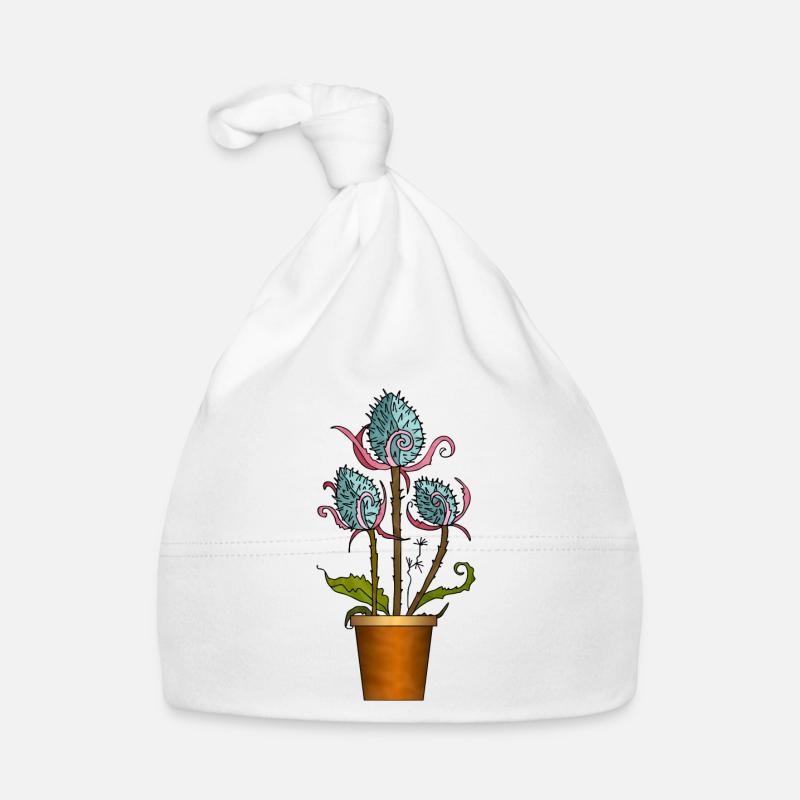 Blumen Baby Bio-Mütze