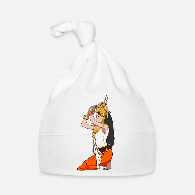 Cambodia Tradition Dance Khmer Apsara I Gift Organic Baby Cap
